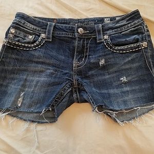 Miss me shorts distressed